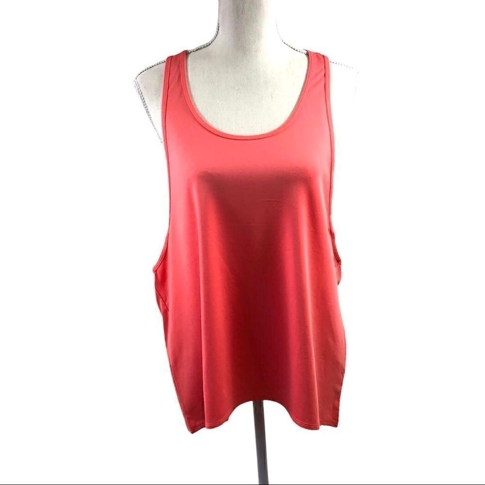 Fabletics Peggy Tank Orange Racerback Size XL